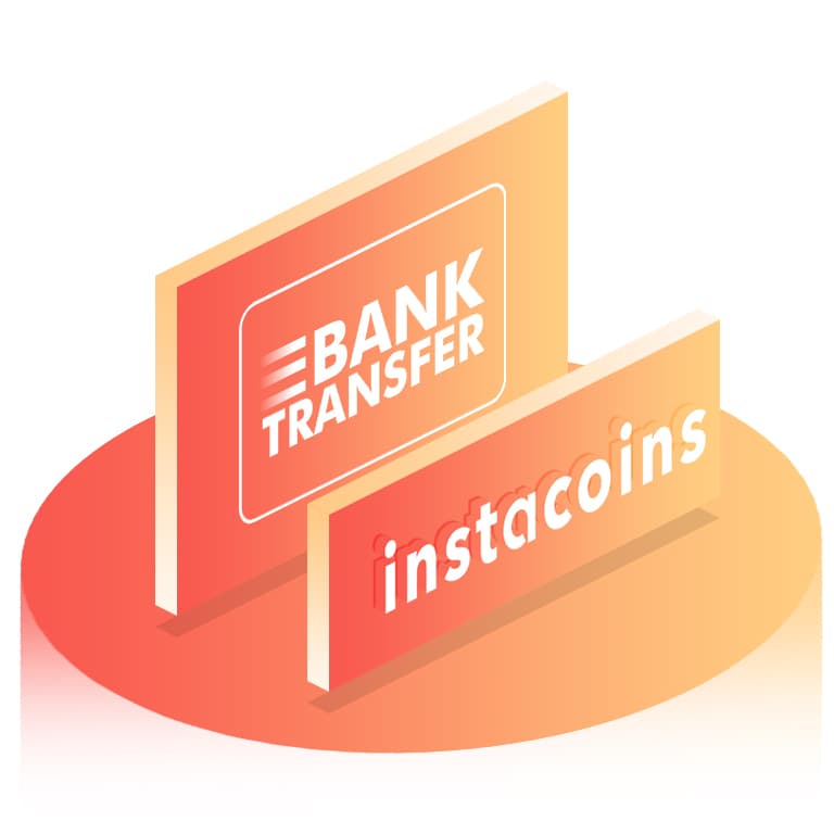 Wire transfer via Instacoins