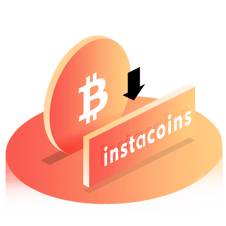 Bitcoin via Instacoins