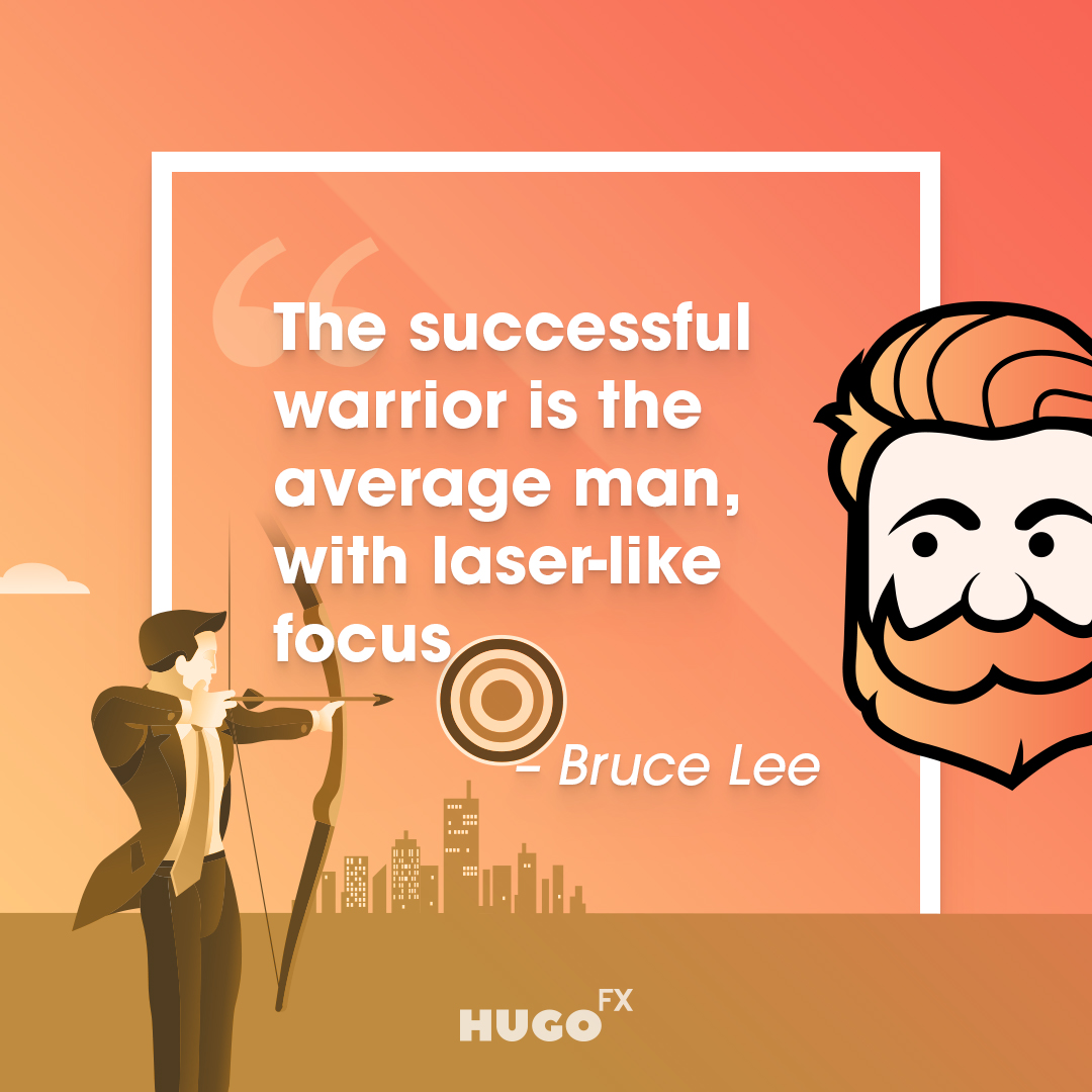 “The successful warrior is the average man, with laser-like focus ...